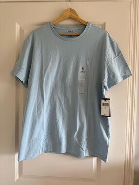 NWT Polo Ralph Lauren Classic Fit Crew Neck Men's T-Shirts Size L Large Blue